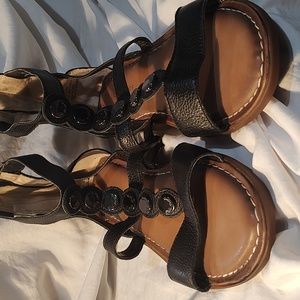 Hush puppies leather gladiator sandal